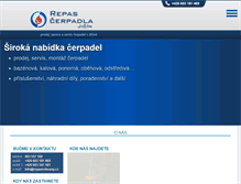 Tablet Screenshot of cerpadla-jicin.cz